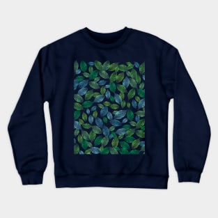 Abstract leaf pattern Crewneck Sweatshirt